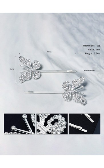 Flower Girl Alloy Tiaras With Crystal (Set of 2 pieces)