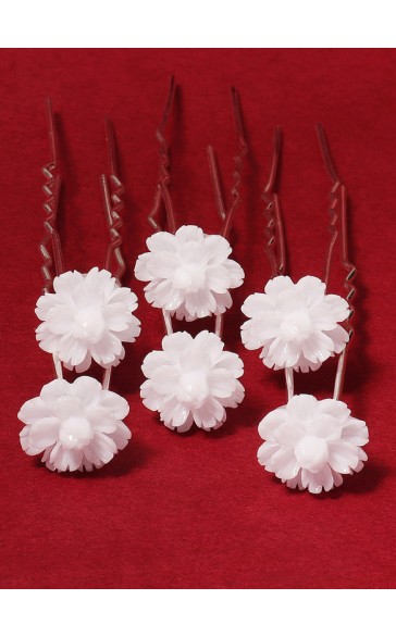 Flower Girl Alloy Tiaras With Flower (Set of 6)
