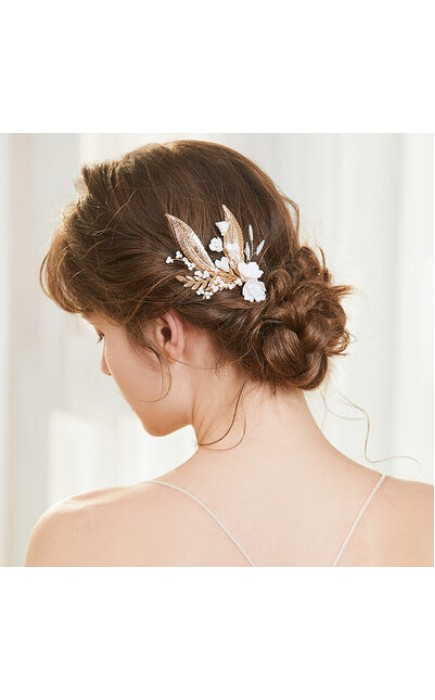 Hairpins/Headpiece Exquisite With Pearl (Sold in single piece)