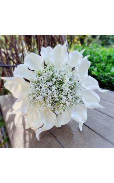 Elegant/Fascinating/Dreamlike Round Foam Bridal Bouquets -