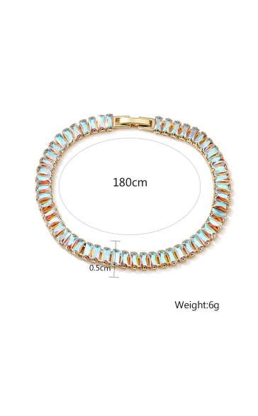 Elegant/Beautiful/Classic/Pretty/Attractive Alloy With Square Rhinestone Bracelets