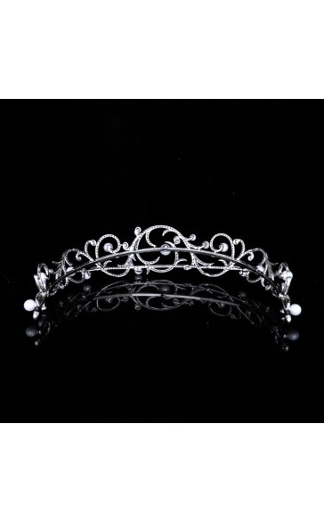 Headpiece/Crowns & Tiaras Exquisite With Rhinestone/Pearl