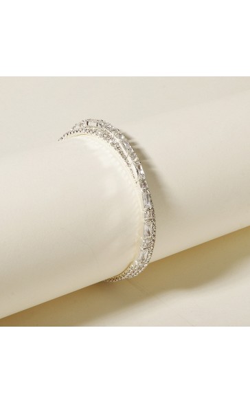 Beautiful/Fashionable/Attractive Alloy With Round Rhinestone/Cubic Zirconia Bracelets/Fashion jewelry