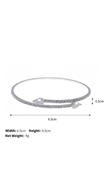 Elegant/Beautiful/Attractive Alloy With Round Rhinestone Bracelets/Fashion jewelry