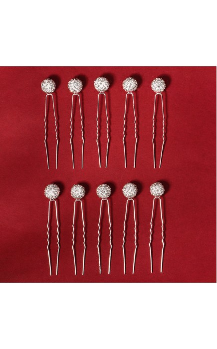 Hairpins/Headpiece Unique/Stylish/Shining/Amazing/Pretty/Romantic (Set of 10)