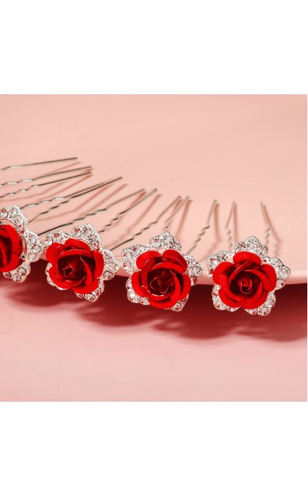 Hairpins/Headpiece Unique/Stylish/Shining/Amazing/Pretty/Romantic (Set of 6)