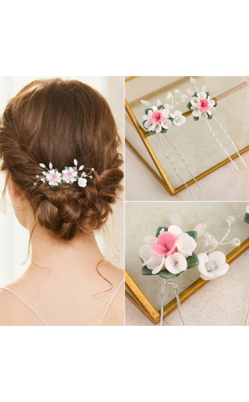 Hairpins/Headpiece Unique/Stylish/Nice/Pretty/Romantic (Set of 2 pieces)