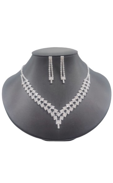 Ladies' Beautiful/Attractive Alloy With Round Rhinestone Jewelry Sets