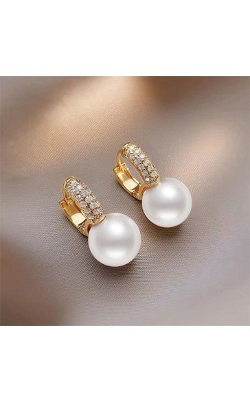 Ladies' Beautiful/Attractive Alloy With Round Pearl/Rhinestone Fashion jewelry