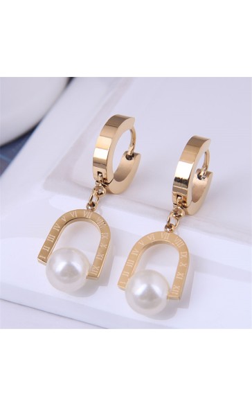 Ladies' Beautiful/Attractive Alloy With Round Pearl Fashion jewelry