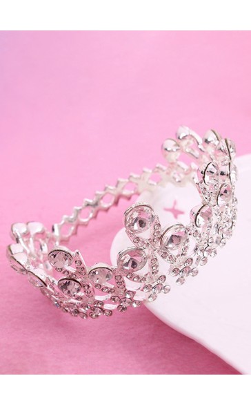 Flower Girl Alloy/Rhinestones Tiaras With Rhinestones