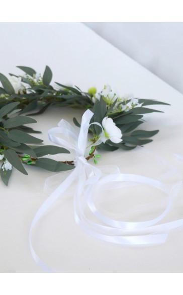 Flower Girl Artificial Flower Tiaras With Flower