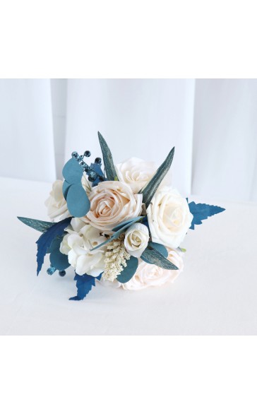 Round Silk Flower Junior Bridesmaid Bouquets -