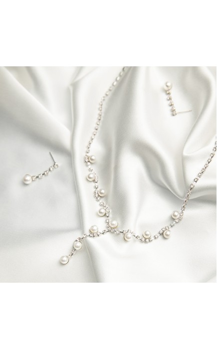 Ladies' Charming Alloy With Irregular Pearl Jewelry Sets