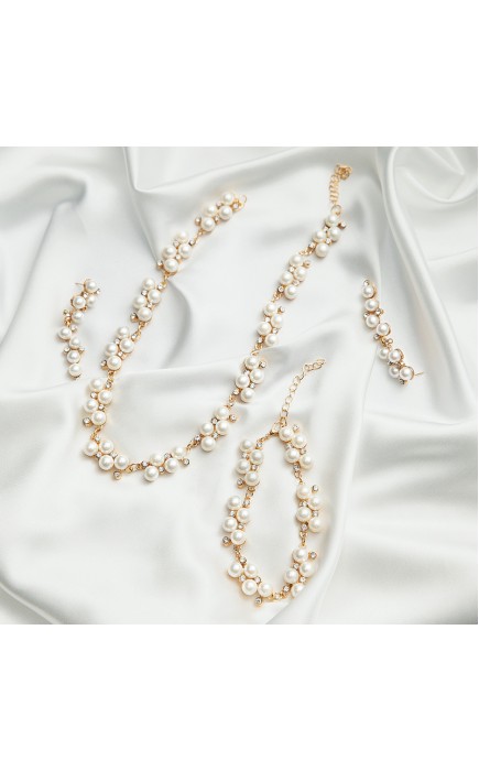 Ladies' Elegant Alloy With Irregular Rhinestone Jewelry Sets