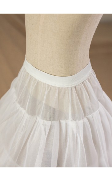 Flower Girl Tulle/Nylon Full Gown Slip