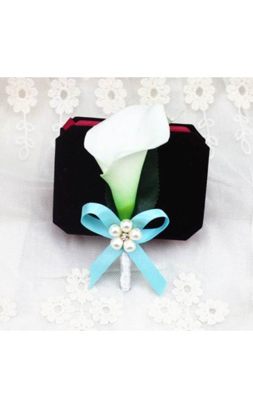 Delicate Free-Form Foam Boutonniere -