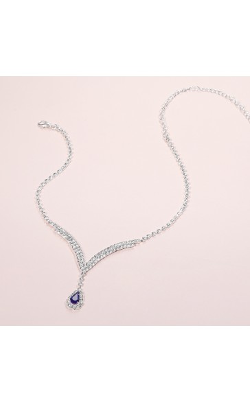 Ladies' Gorgeous Alloy With Irregular Cubic Zirconia Jewelry Sets