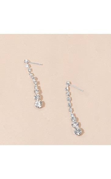 Ladies' Elegant Alloy With Irregular Cubic Zirconia Jewelry Sets